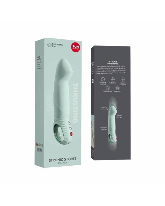 Пульсатор для точки G Fun Factory STRONIC G FORTE sage green, 8 режимів, суперпотужний