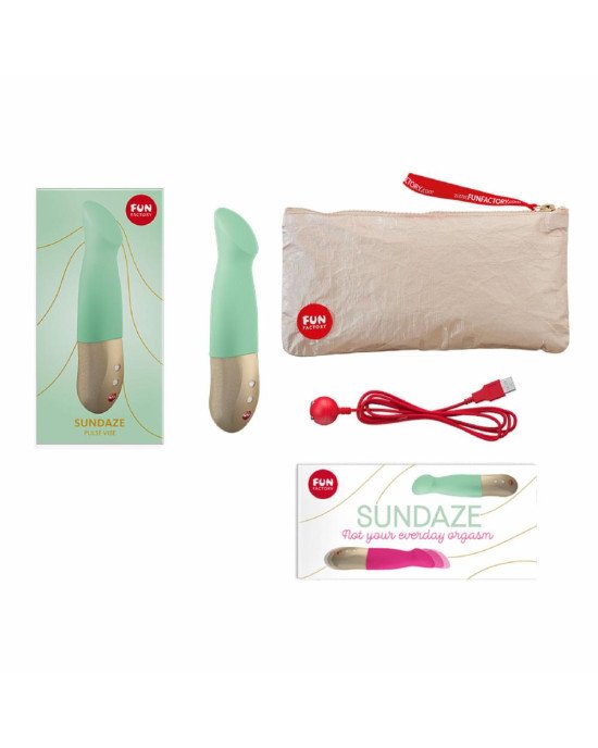Вібратор-пульсатор Fun Factory SUNDAZE pistachio Вібратор-пульсатор Fun Factory SUNDAZE pistachio