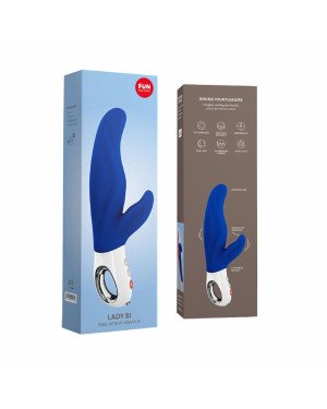 Вібратор-кролик для точки А Fun Factory LADY BI ultramarine, 2 мотори, 12 режимів Вібратор-кролик для точки А Fun Factory LADY BI ultramarine, 2 мотори, 12 режимів