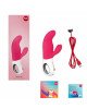 Вібратор-кролик Fun Factory MISS BI pink/white, 2 незалежні мотори, діаметр 4,2 см Вібратор-кролик Fun Factory MISS BI pink/white, 2 незалежні мотори, діаметр 4,2 см