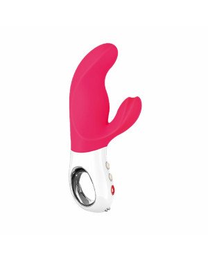Вібратор-кролик Fun Factory MISS BI pink/white, 2 незалежні мотори, діаметр 4,2 см