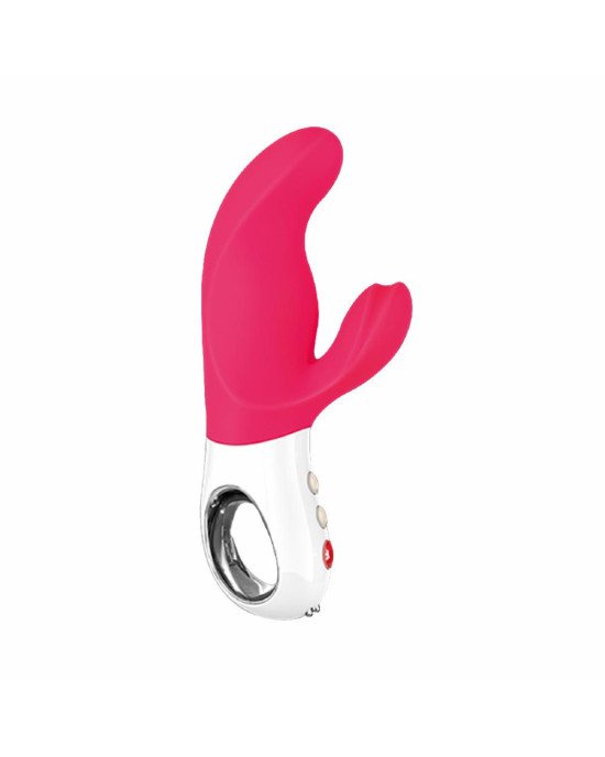 Вібратор-кролик Fun Factory MISS BI pink/white, 2 незалежні мотори, діаметр 4,2 см Вібратор-кролик Fun Factory MISS BI pink/white, 2 незалежні мотори, діаметр 4,2 см