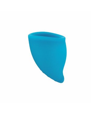 Менструальна чаша Fun Factory FUN CUP SIZE A, бірюзова, багаторазова, діаметр 4 см, об’єм 20 мл