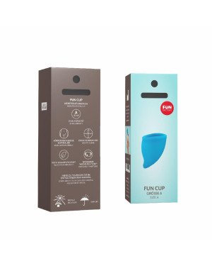 Менструальна чаша Fun Factory FUN CUP SIZE A, бірюзова, багаторазова, діаметр 4 см, об’єм 20 мл Менструальна чаша Fun Factory FUN CUP SIZE A, бірюзова, багаторазова, діаметр 4 см, об’єм 20 мл