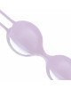 Вагінальні кульки Fun Factory SMARTBALLS DUO, бузково-білі, 2 шт, діаметр 3,2 та 3,6 см