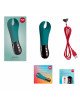 Вібратор для пеніса Fun Factory MANTA deep sea blue/black, підходить для парних ігор