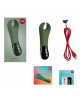 Вібратор для пеніса Fun Factory MANTA moss green/black, підходить для парних ігор Вібратор для пеніса Fun Factory MANTA moss green/black, підходить для парних ігор