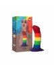 Фалоімітатор Fun Factory AMOR, райдужний, довжина 14,6 см, діаметр 3,7 см, вигнутий Фалоімітатор Fun Factory AMOR, райдужний, довжина 14,6 см, діаметр 3,7 см, вигнутий