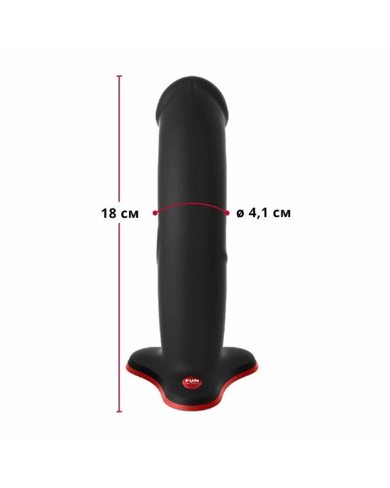 Фалоімітатор Fun Factory THE BOSS STUB, чорний, реалістична текстура, довжина 17,9 см, діаметр 4,1см Фалоімітатор Fun Factory THE BOSS STUB, чорний, реалістична текстура, довжина 17,9 см, діаметр 4,1см