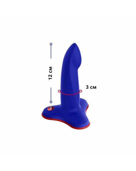 Фалоімітатор Fun Factory LIMBA FLEX S, синій, гнучкий, з ефектом пам’яті, підходить для точки G Фалоімітатор Fun Factory LIMBA FLEX S, синій, гнучкий, з ефектом пам’яті, підходить для точки G