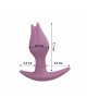 Анальна пробка Fun Factory BOOTIE FEM, рожева, у вигляді бутона, діаметр 2,9 см, тонкий обмежувач