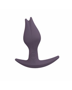 Анальна пробка Fun Factory BOOTIE FEM, фіолетова, у вигляді бутона, діаметр 2,9 см, тонкий обмежувач