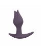 Анальна пробка Fun Factory BOOTIE FEM, фіолетова, у вигляді бутона, діаметр 2,9 см, тонкий обмежувач