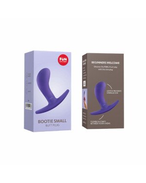 Анальна пробка Fun Factory BOOTIE, S, фіолетова, діаметр 2,8 см, тонкий обмежувач Анальна пробка Fun Factory BOOTIE, S, фіолетова, діаметр 2,8 см, тонкий обмежувач