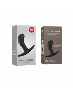 Анальна пробка Fun Factory BOOTIE S, чорна, діаметр 2,8 см, тонкий обмежувач Анальна пробка Fun Factory BOOTIE S, чорна, діаметр 2,8 см, тонкий обмежувач