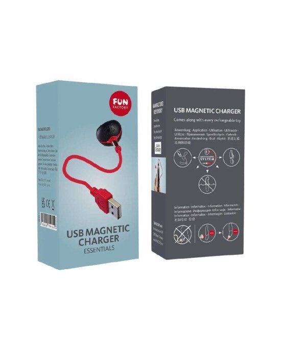 Магнітний кабель для заряджання Fun Factory USB MAGNETIC CHARGER, з індикатором Магнітний кабель для заряджання Fun Factory USB MAGNETIC CHARGER, з індикатором
