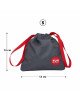 Сумка для секс-іграшок Fun Factory TOYBAG, S, сіра, кисет, 14x14 см Сумка для секс-іграшок Fun Factory TOYBAG, S, сіра, кисет, 14x14 см