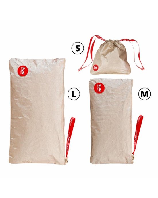 Сумка для секс-іграшок Fun Factory TOYBAG M, золотиста, на блискавці, 25x12 см Сумка для секс-іграшок Fun Factory TOYBAG M, золотиста, на блискавці, 25x12 см