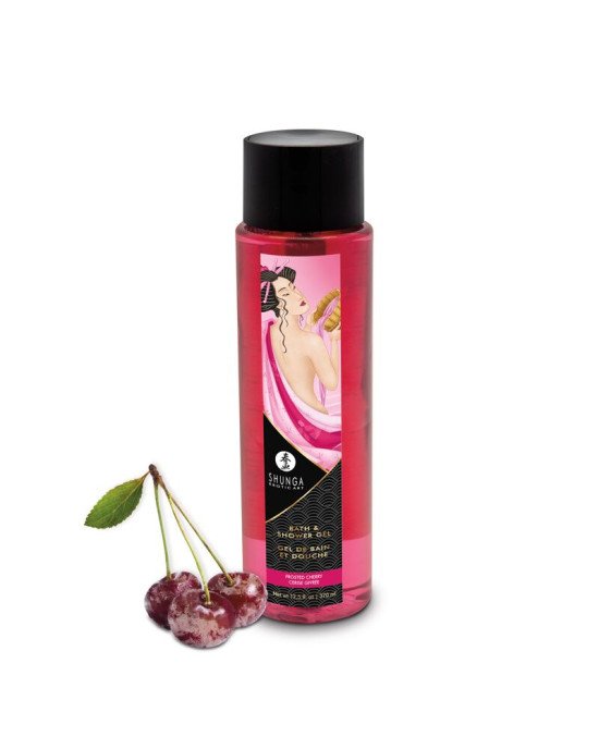 Гель для душу Shunga Shower Gel – Frosted Cherry (370 мл) з рослинними оліями та вітаміном Е Гель для душу Shunga Shower Gel – Frosted Cherry (370 мл) з рослинними оліями та вітаміном Е