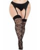 Панчохи Leg Avenue Wild rose net thigh highs 1X/2X Панчохи Leg Avenue Wild rose net thigh highs 1X/2X