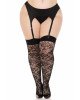 Панчохи Leg Avenue Wild rose net thigh highs 1X/2X Панчохи Leg Avenue Wild rose net thigh highs 1X/2X