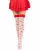 Панчохи Leg Avenue Polka Dot Mushroom Thigh Highs One Size Панчохи Leg Avenue Polka Dot Mushroom Thigh Highs One Size