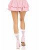 Шкарпетки ажурні з рюшами Leg Avenue Mini Bow Lace Anklet White Шкарпетки ажурні з рюшами Leg Avenue Mini Bow Lace Anklet White