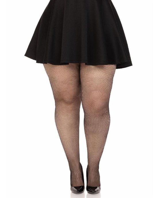 Панчохи Leg Avenue Spandex micro net tights Black 1X/2X Панчохи Leg Avenue Spandex micro net tights Black 1X/2X