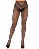 Панчохи Leg Avenue Crotchless Net Tights with Heart Backseam Black One Size Панчохи Leg Avenue Crotchless Net Tights with Heart Backseam Black One Size