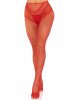 Панчохи Leg Avenue Crotchless Net Tights with Heart Backseam Red One Size Панчохи Leg Avenue Crotchless Net Tights with Heart Backseam Red One Size