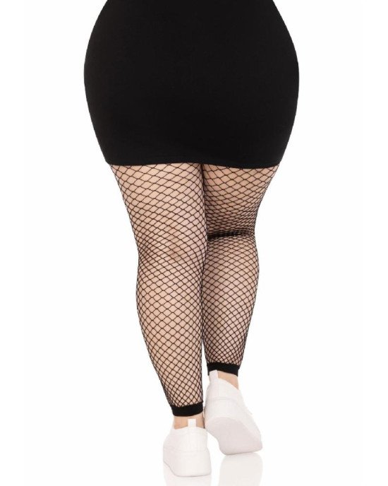 Панчохи Leg Avenue Industrial Net footless tights Black 1X/2X Панчохи Leg Avenue Industrial Net footless tights Black 1X/2X
