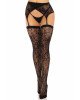 Панчохи Leg Avenue Leg Avenue Lace thigh highs & garterbelt Black One Size Панчохи Leg Avenue Leg Avenue Lace thigh highs & garterbelt Black One Size