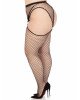Панчохи Leg Avenue Stokings with O-ring Attached Garter Belt Black 1X/2X Панчохи Leg Avenue Stokings with O-ring Attached Garter Belt Black 1X/2X