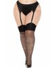 Панчохи Leg Avenue Wide Top Rhinestone Sheer Stockings Black 1X/2X Панчохи Leg Avenue Wide Top Rhinestone Sheer Stockings Black 1X/2X