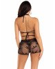 Комплект Leg Avenue Wrap Around Bra Top & Boy Shorts Black One Size Комплект Leg Avenue Wrap Around Bra Top & Boy Shorts Black One Size