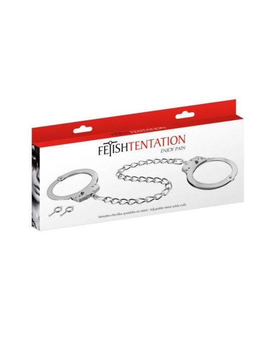 Поножі Fetish Tentation Adjustable metal ankle cuffs