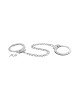 Поножі Fetish Tentation Adjustable metal ankle cuffs