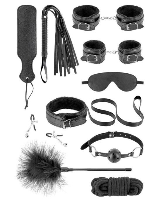 Набір для BDSM Fetish Tentation SM Bondage Box in vegan leather 10pcs Набір для BDSM Fetish Tentation SM Bondage Box in vegan leather 10pcs