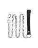 Повідець Fetish Tentation Premium Metal leash with cowhide leather wrist 115 см Повідець Fetish Tentation Premium Metal leash with cowhide leather wrist 115 см