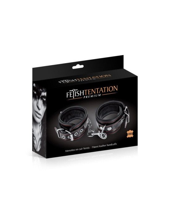Наручники Fetish Tentation Premium Patent leather handcuffs