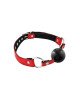 Кляп Fetish Tentation Premium Leather gag with silicone ball Red Кляп Fetish Tentation Premium Leather gag with silicone ball Red