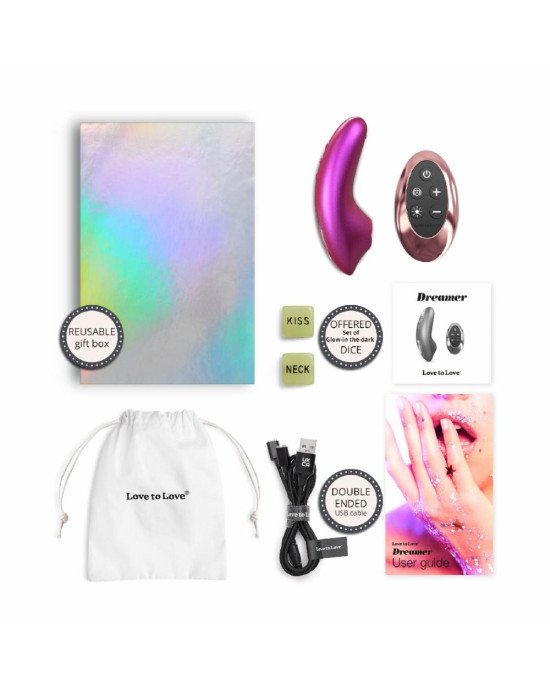 Вакуумний кліторальний стимулятор Love To Love DREAMER - IRIDESCENT BERRY Вакуумний кліторальний стимулятор Love To Love DREAMER - IRIDESCENT BERRY