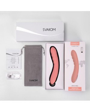 Смарт-вібратор з пульсацією Svakom Ava Neo Peach Pink, 15 режимів роботи, водонепроникний Смарт-вібратор з пульсацією Svakom Ava Neo Peach Pink, 15 режимів роботи, водонепроникний