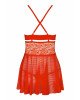 Бебі-дол Obsessive 838-BAB-3 babydoll & thong red L/XL Бебі-дол Obsessive 838-BAB-3 babydoll & thong red L/XL