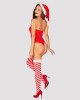Боді Obsessive Kissmas teddy red S/M Боді Obsessive Kissmas teddy red S/M