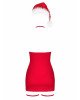 Сорочка Obsessive Kissmas chemise red L/XL