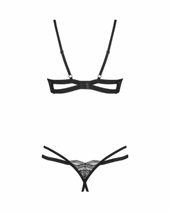 Комплект Obsessive Nutris 2-pcs crotchless set XS/S Комплект Obsessive Nutris 2-pcs crotchless set XS/S