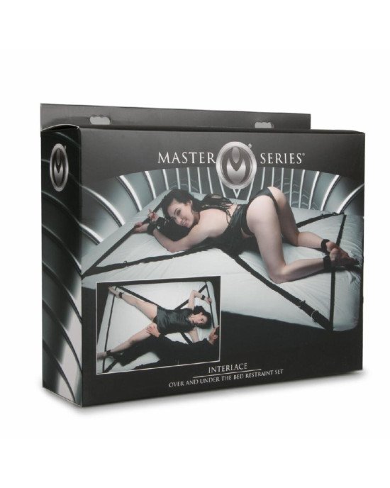 Розтяжка на ліжко Master Series Interlace Bed Restraint Set Розтяжка на ліжко Master Series Interlace Bed Restraint Set