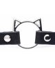 Чокер Master Series Kinky Kitty Ring Slim Choker - Black Чокер Master Series Kinky Kitty Ring Slim Choker - Black