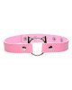 Чокер Master Series Kinky Kitty Ring Slim Choker - Pink Чокер Master Series Kinky Kitty Ring Slim Choker - Pink